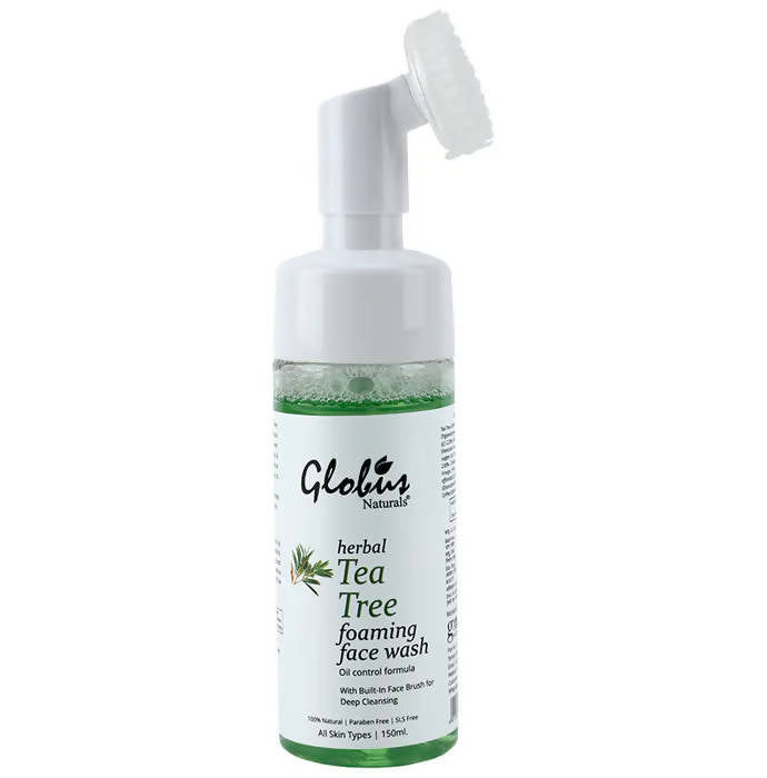 Globus Naturals Tea Tree Foaming Face Wash