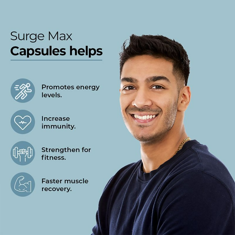 Mars By GHC Surge Max with Sj & Ashwagandha Capsules
