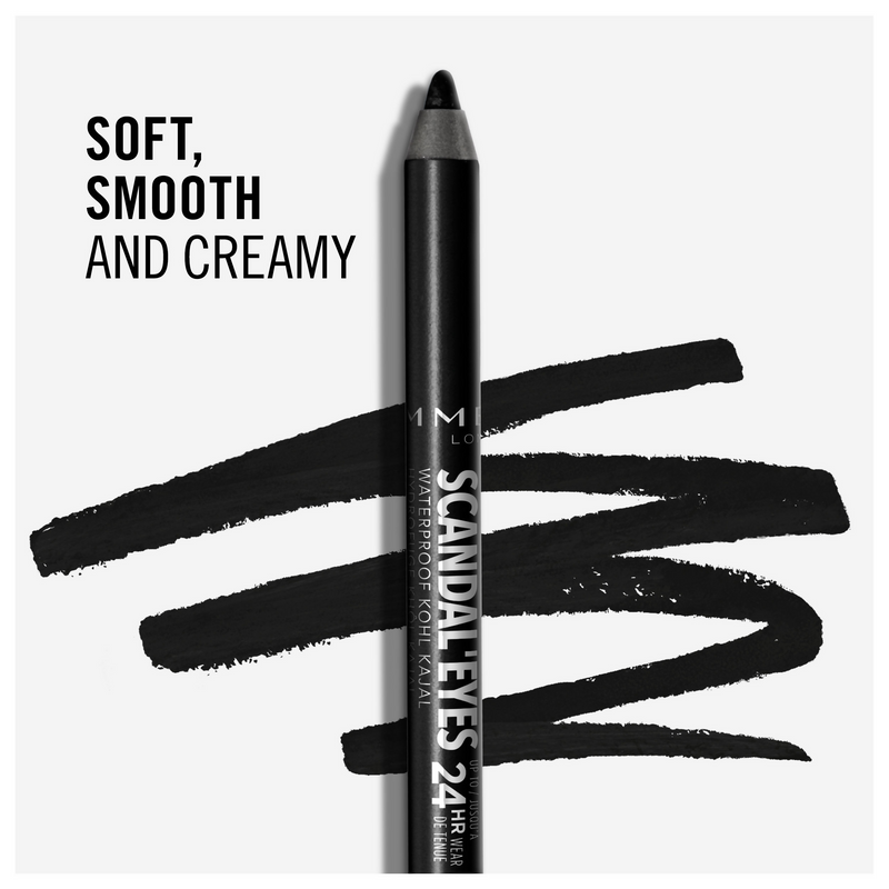 Rimmel London Scandaleyes Waterproof Kohl Kajal Liner - Black