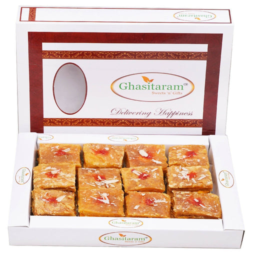 Ghasitaram Puffed Dryfruit Pastry Bites