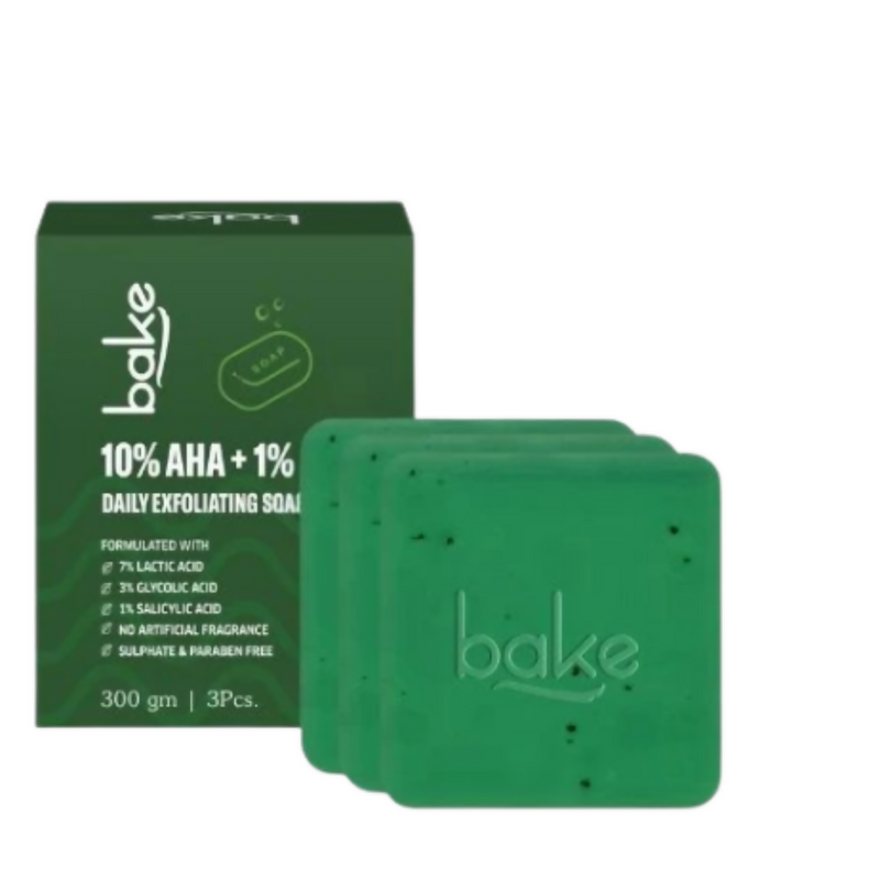 Bake 10% AHA + 1% BHA Scrub Treatment Soap