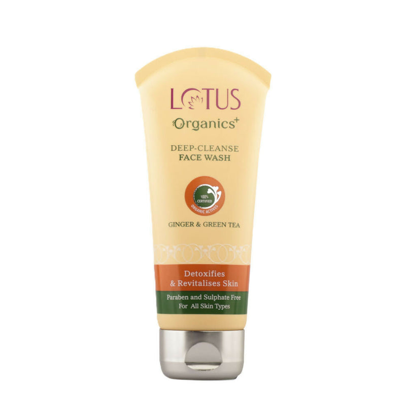 Lotus Organics Green Tea & Ginger Deep Cleanse Face Wash