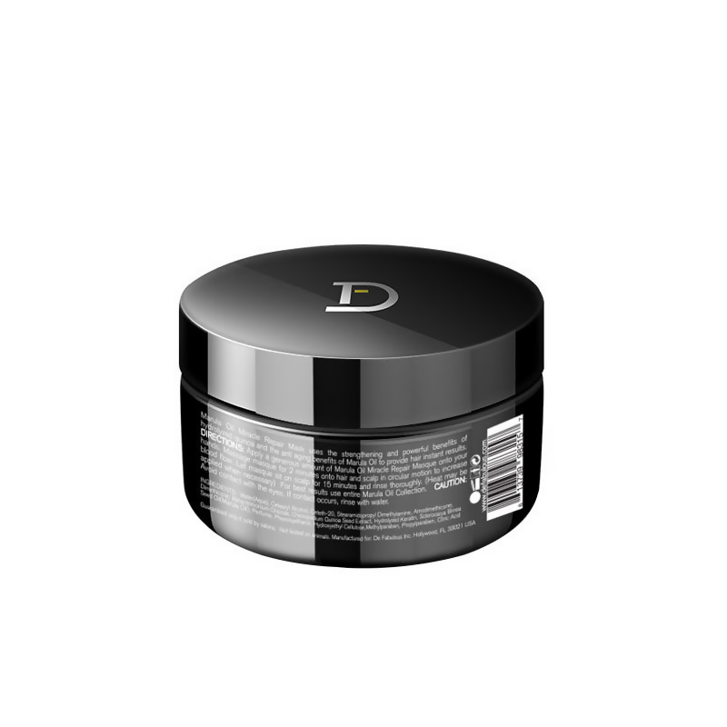 De Fabulous Marula Oil Sulphate Free Miracle Repair Masque For All Hair Types