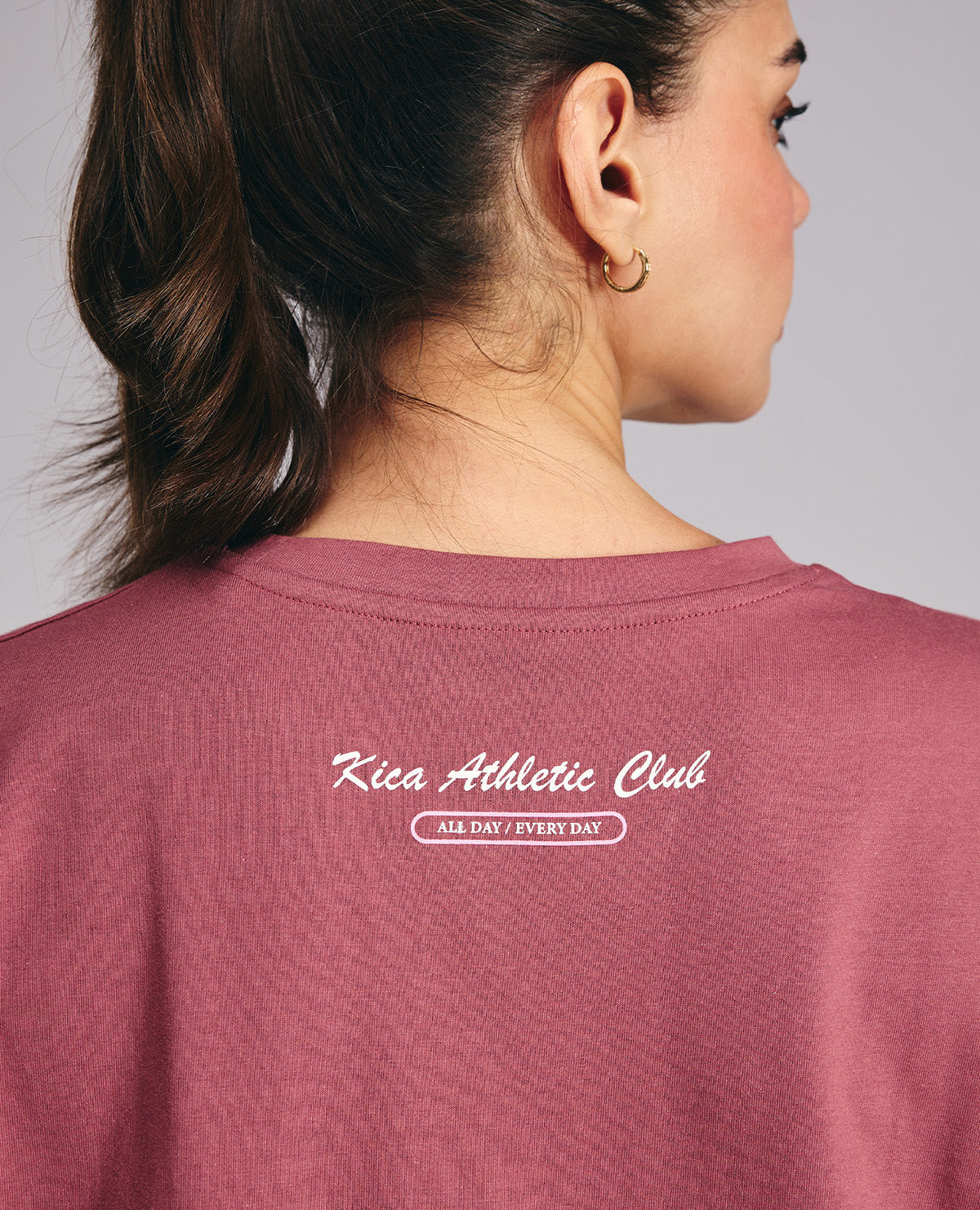 Kica Cotton Oversized Printed Graphic Tshirt -KIC020 Pink Pickle