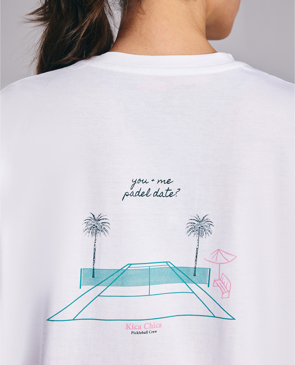 Kica Cotton Oversized Printed Graphic Tshirt - KIC020 White Pickle