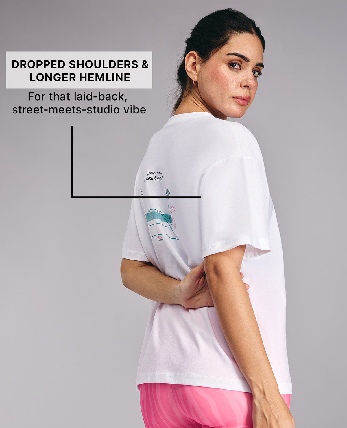 Kica Cotton Oversized Printed Graphic Tshirt - KIC020 White Pickle
