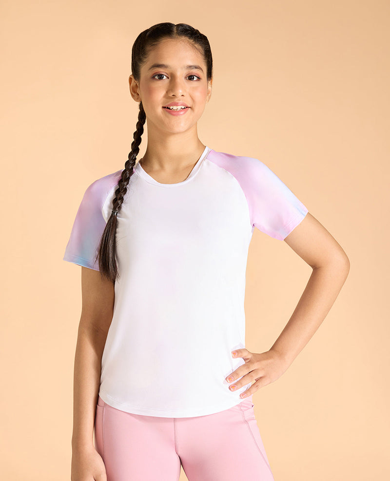 Kica Teens Sports Colourblock Cropped Tank Top-For Girls