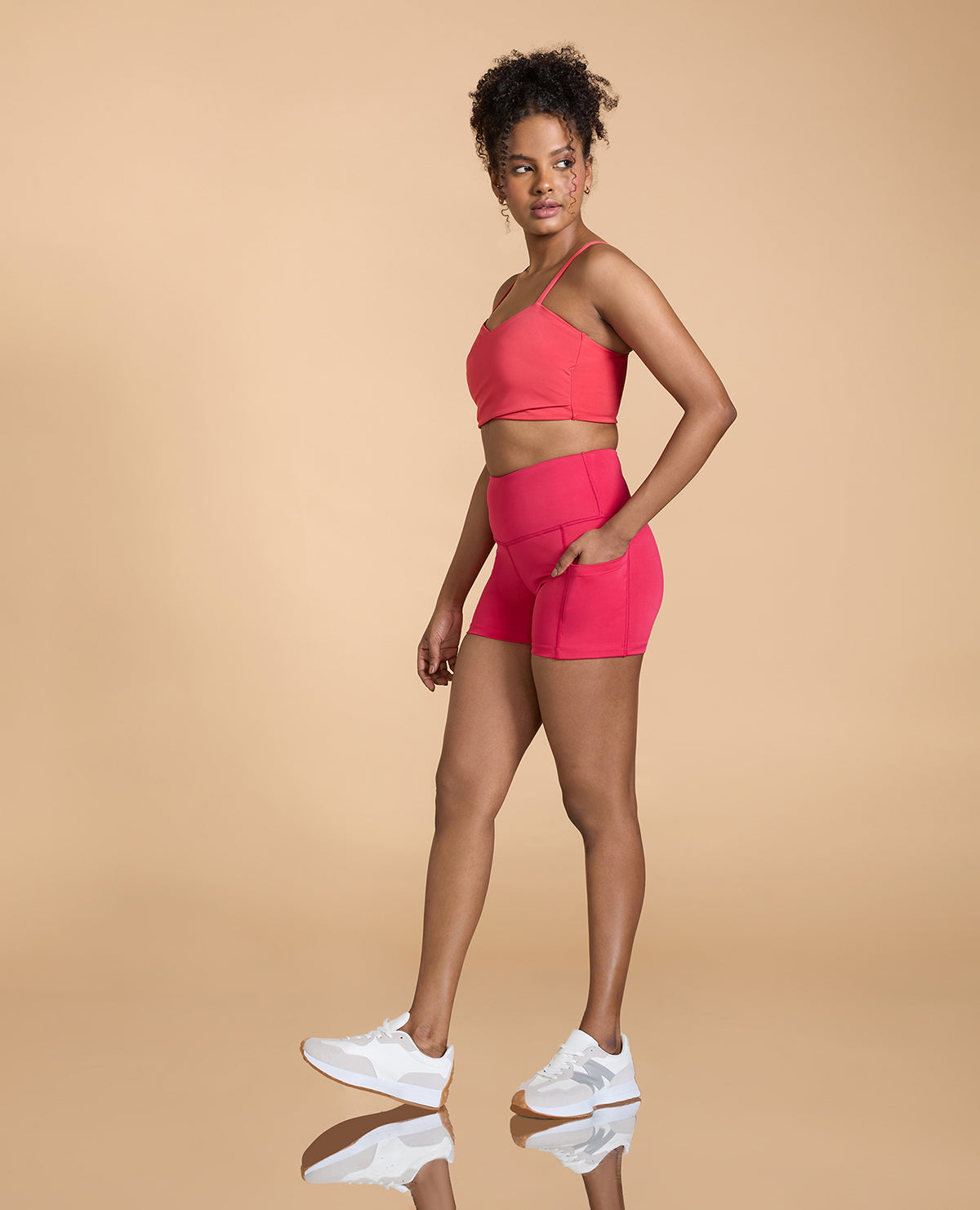 Twist Training Sports Bra and Booty Shorts