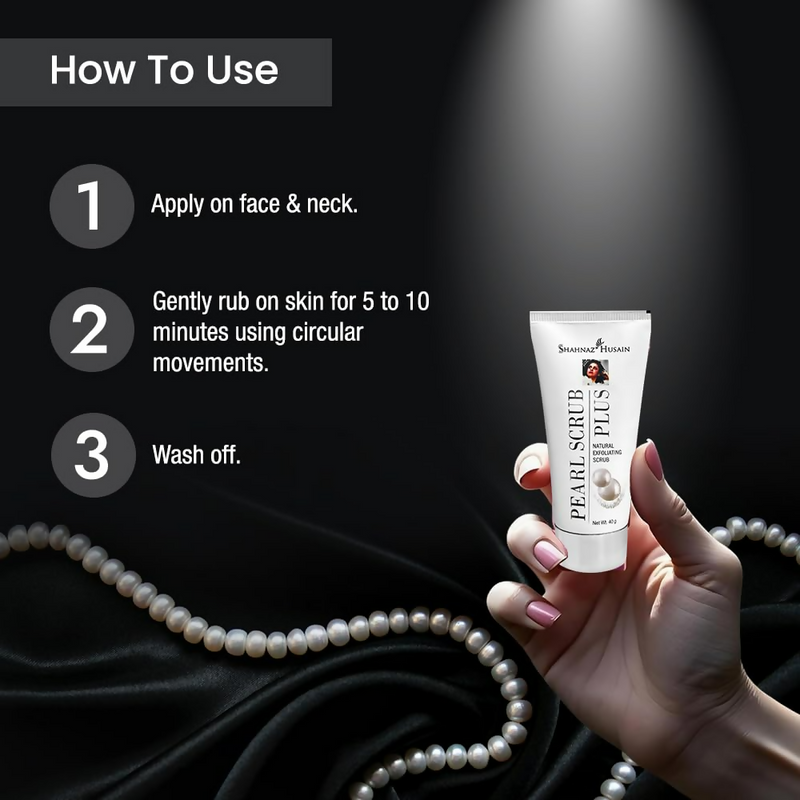 Shahnaz Husain Pearl Scrub Plus (Natural Exfoliating Scrub)