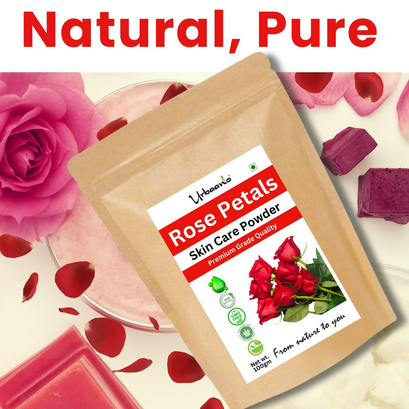 Urbaano Herbal Rose Petal Powder Double Filtered Natural Pure For Skin