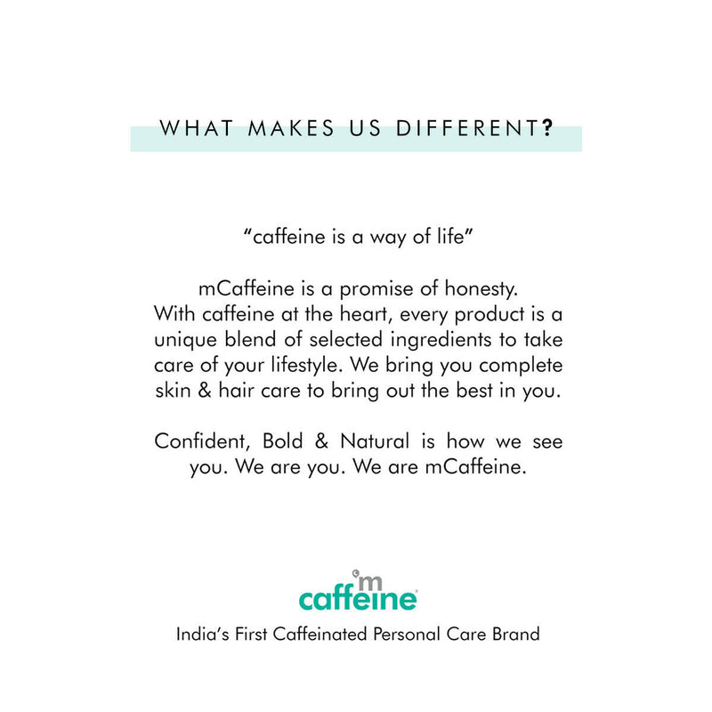 mCaffeine Green Tea Face Wash with Vitamin C & Hyaluronic Acid