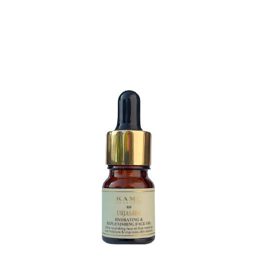 Kama Ayurveda oil dropper bottle on a white background