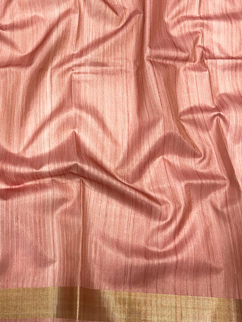 Cream Soft Silk Tissue Floral Print Saree