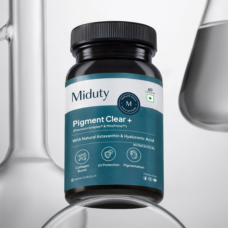 Miduty by Palak Notes Pigment Clear+ Oral Sunscreen Capsules