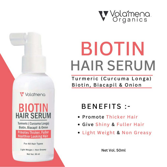 Volamena Biotin Hair Serum Promotes Thicker