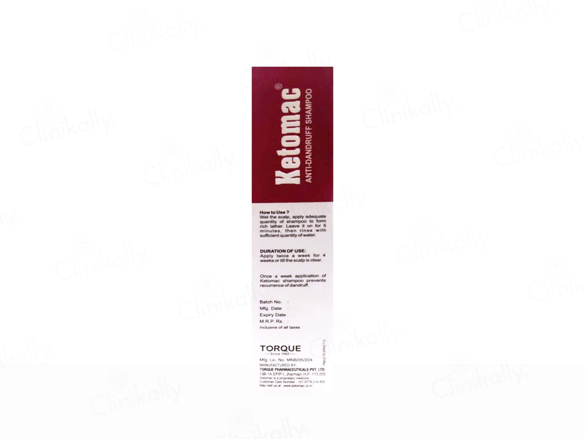 Ketomac Dandruff Treatment Shampoo