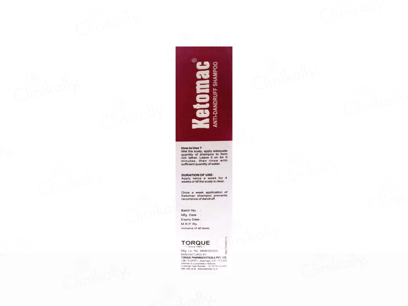 Ketomac Dandruff Treatment Shampoo