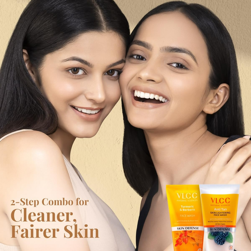 VLCC Turmeric & Berberis Face Wash + Anti Tan Face Wash