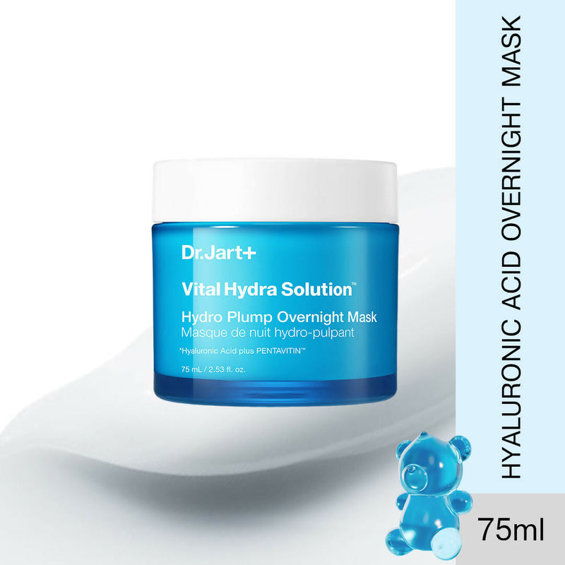 Dr.Jart+ Vital Hydra Solution Hydro Plump Overnight Mask with Hyaluronic Acid to Rebuild Skin Barrier