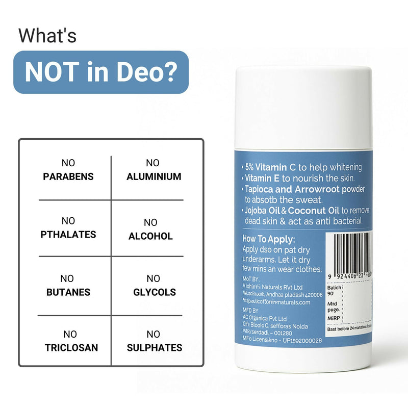 Bitamin Natural Deodorant Cotton Vanilla, French Rose Roll On Women Pack