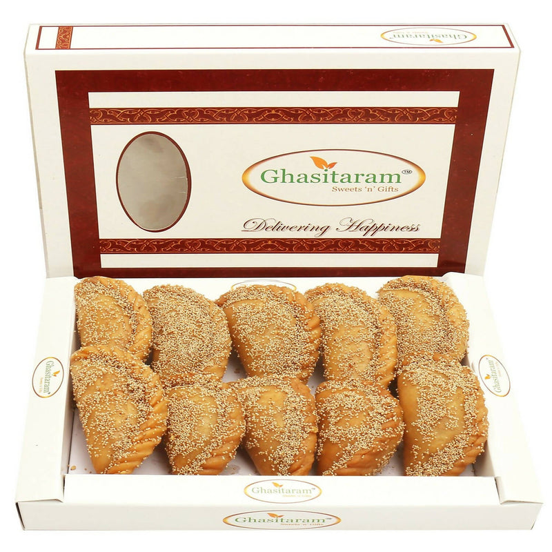 Ghasitaram Holi Sweets - Roasted Khus Khus Gujiya