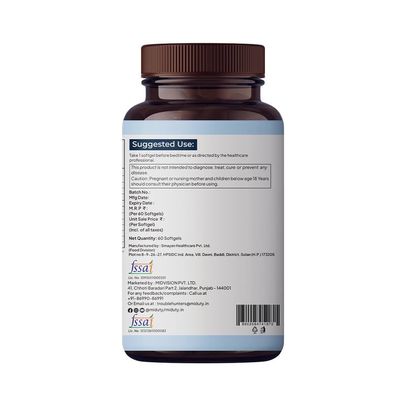 Miduty by Palak Notes Krill Omega Complex Softgels