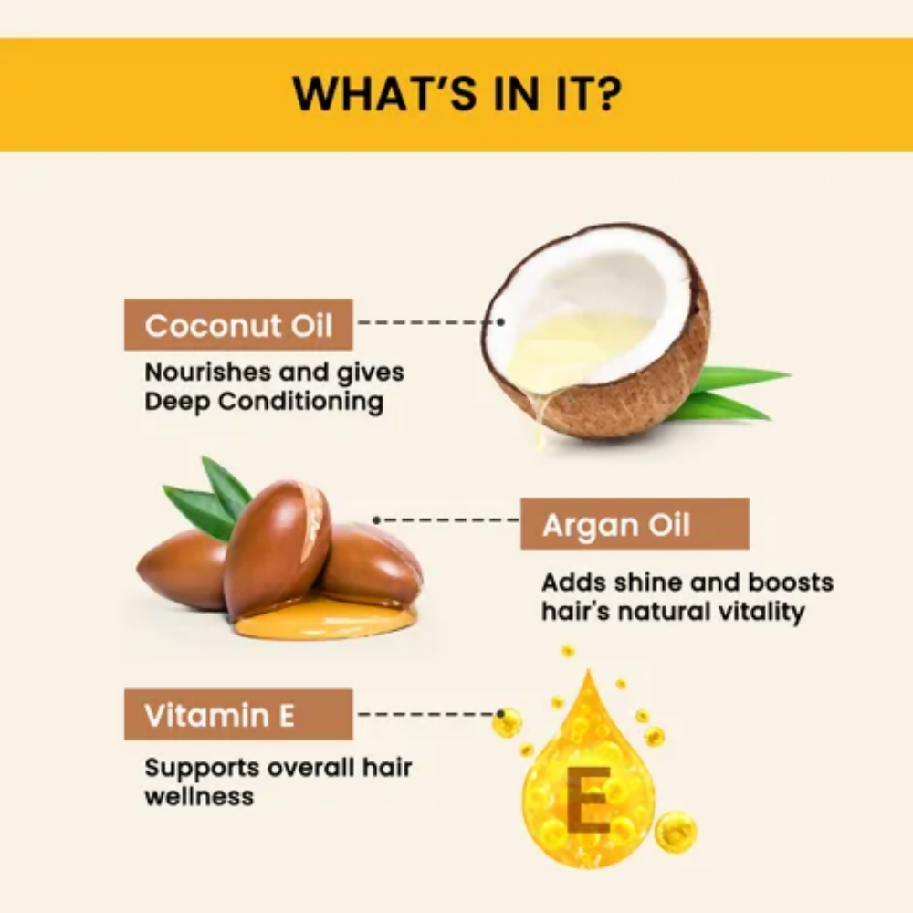 Alps Goodness Softening Hair Serum with Coconut, Argan Oil & Vitamin E