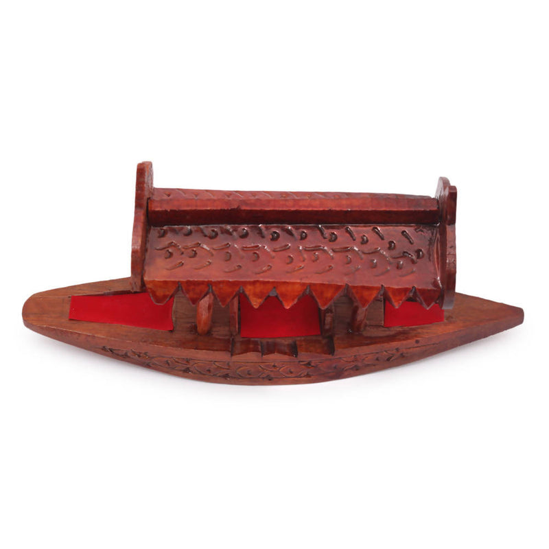 Nizalia Walnut Wood Shikara 6 Inch - Limited Time Offer