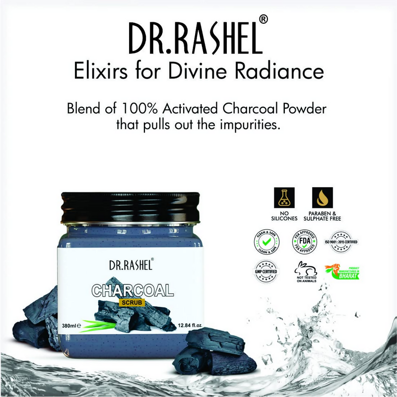 Dr.Rashel Charcoal Scrub For Face And Body