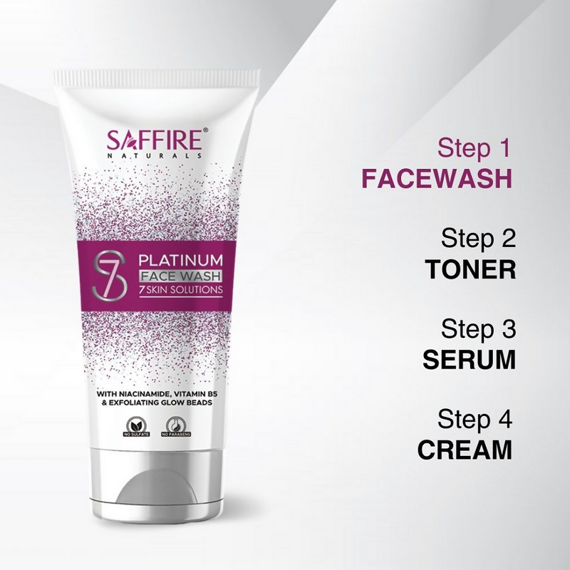 Saffire Naturals S7 Platinum Face Wash