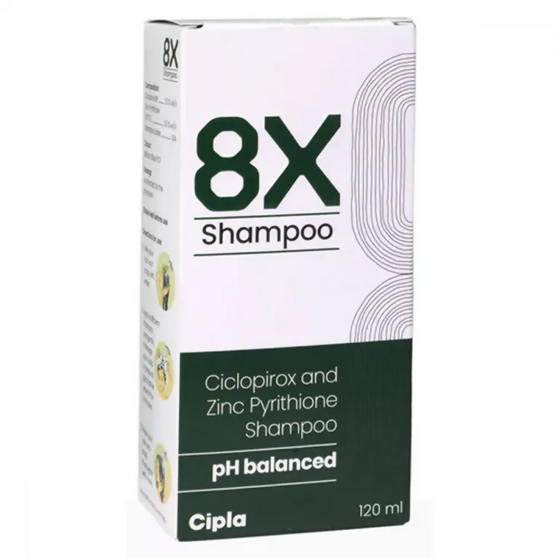 Cipla 8X Shampoo with pH Balanced