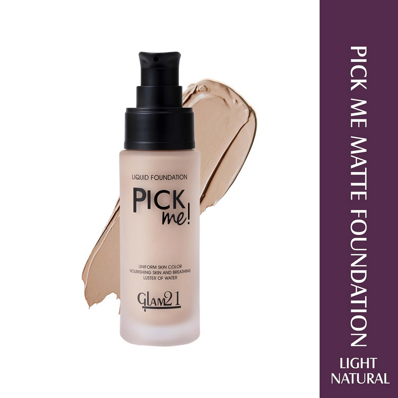 Glam21 Pick Me Matte Foundation - Light Natural