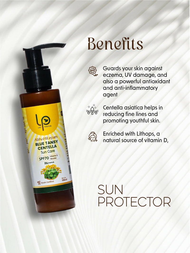 Life Purified Abhyetilepam Blue Tansy Centella Vit D Booster SPF 70 Pa++++