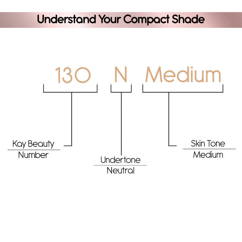 Kay Beauty By Katrina Kaif Matte Compact - 130N Medium