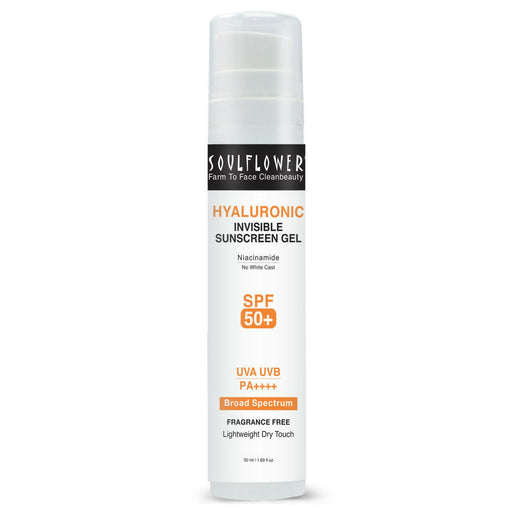 Soulflower Hyaluronic Invisible Sunscreen Gel