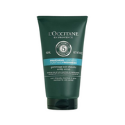 L'OCCITANE scalp scrub tube on a white background