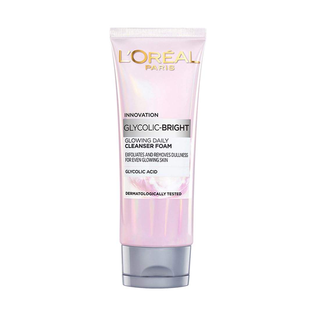 L'Oreal Paris Glycolic Bright Daily Foaming Face Cleanser