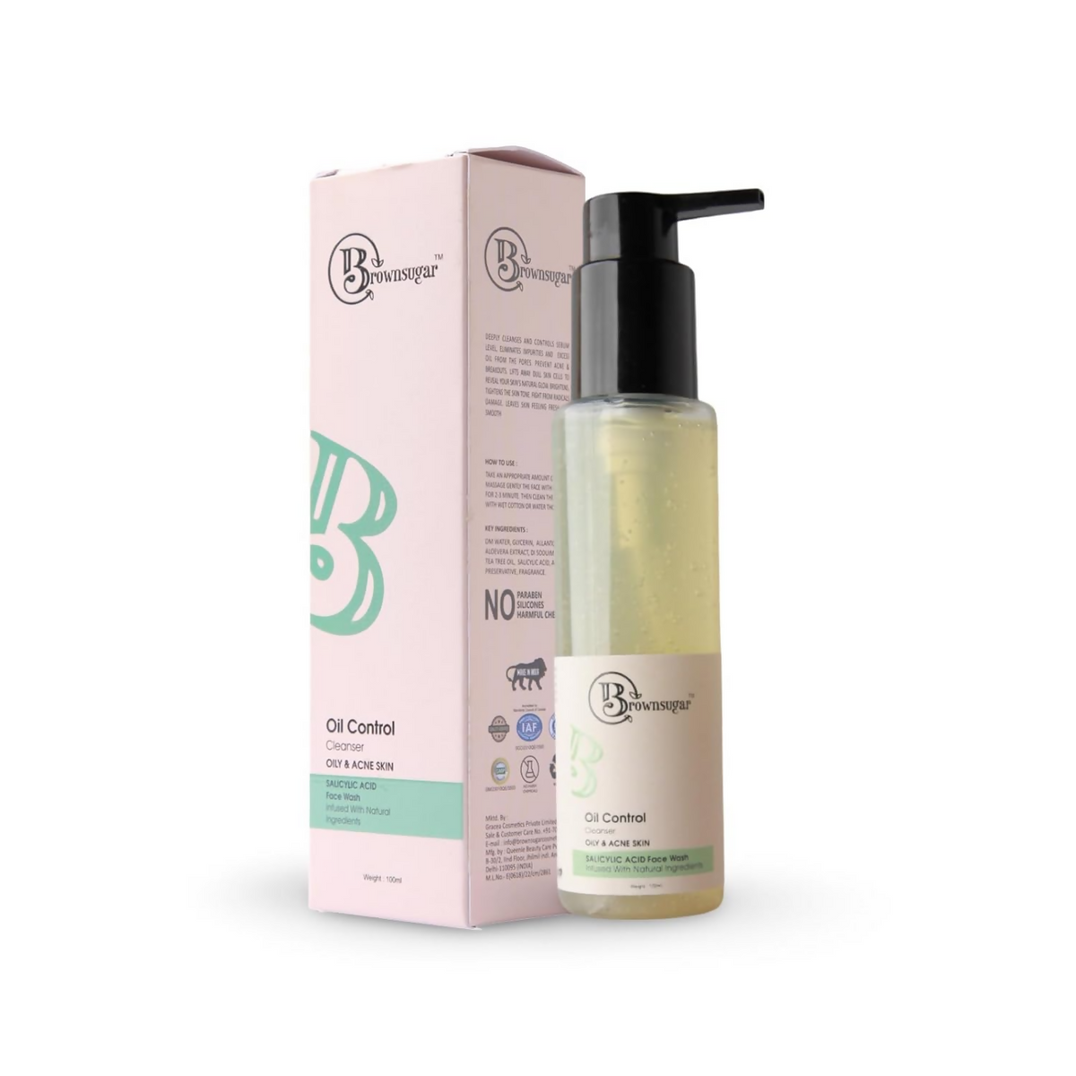 Brownsugar Oil Control Face Wash
