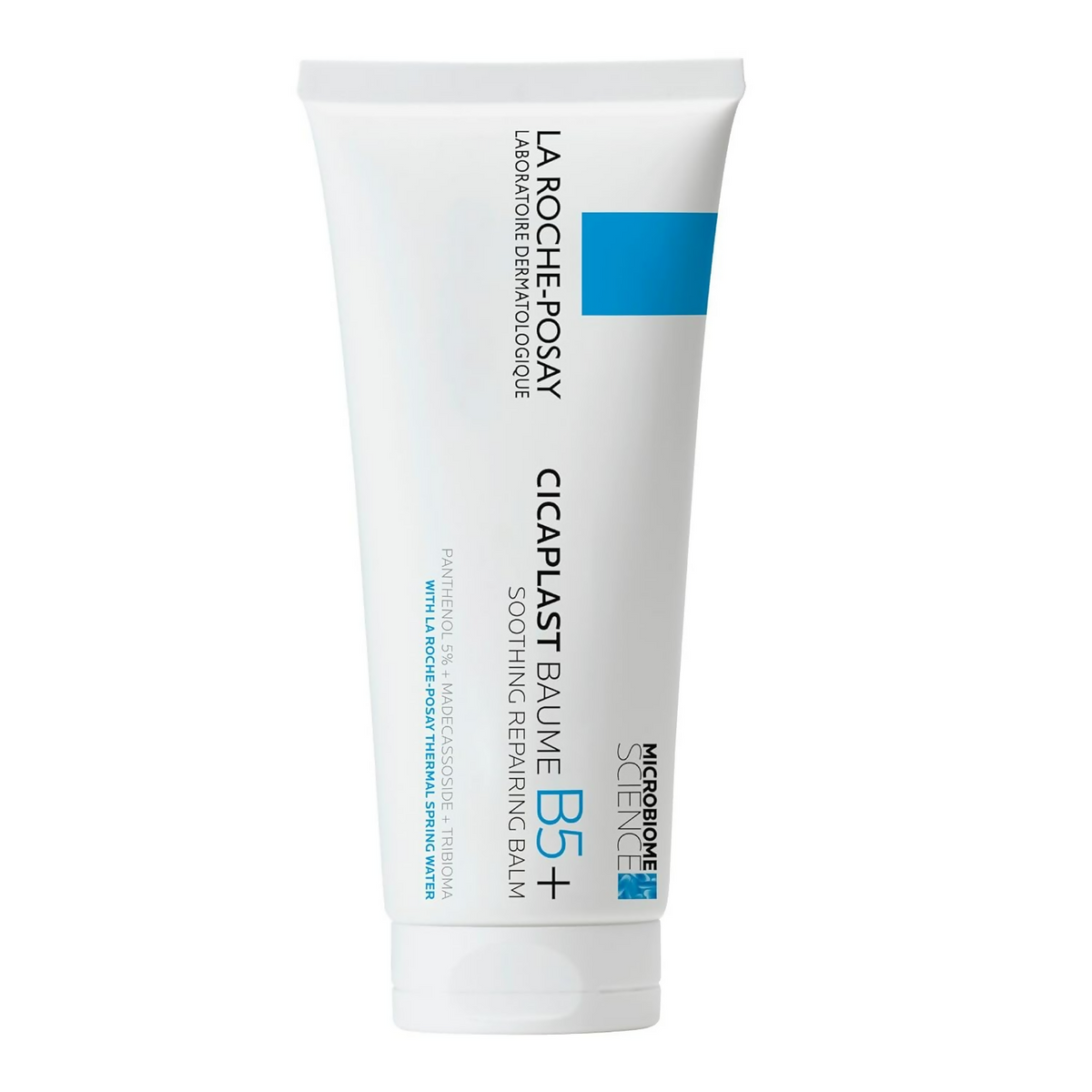 La Roche-Posay Cicaplast Baume B5+ cream tube on a white background