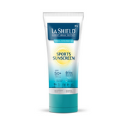 La Shield Sports Sunscreen tube on a white background