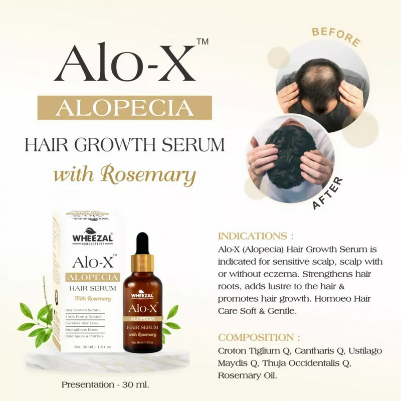 Wheezal Alo-X Alopecia Hair Serum