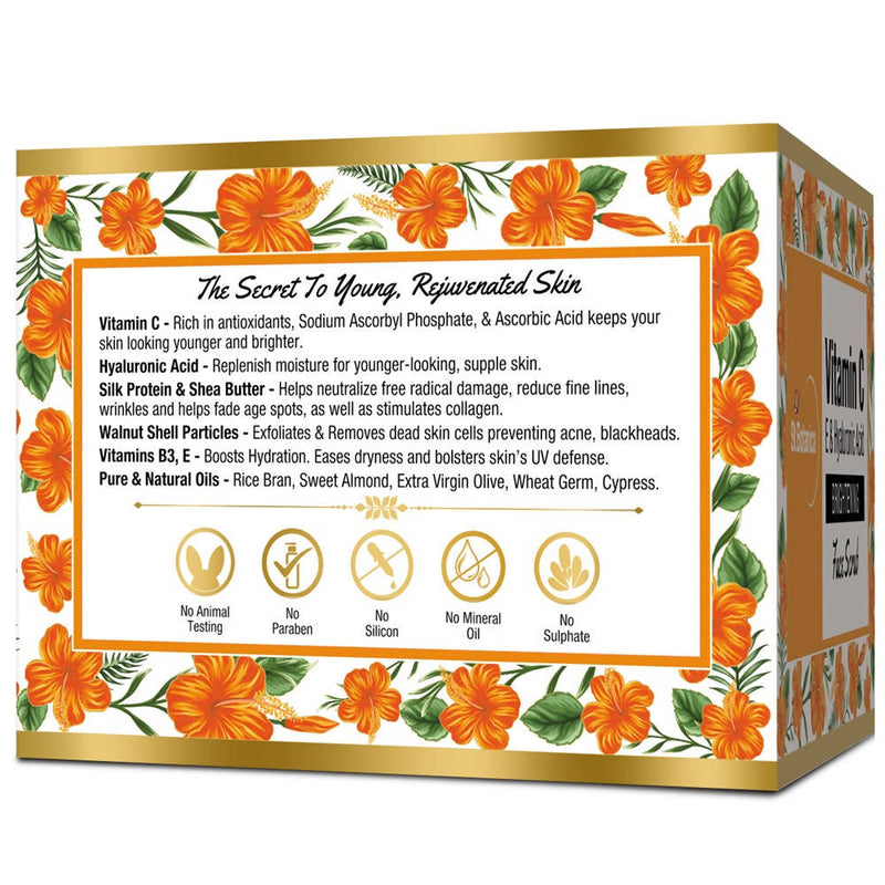 St.Botanica Vitamin C, E &amp; Hyaluronic Acid Brightening Face Scrub