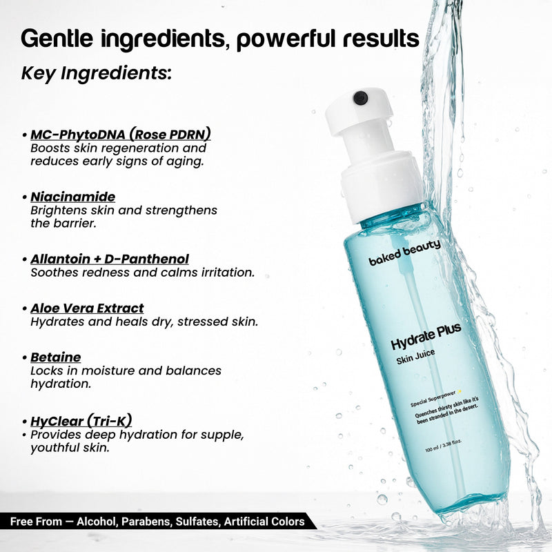 Baked Beauty Hydrate Plus Skin Juice - Hydrating Toner