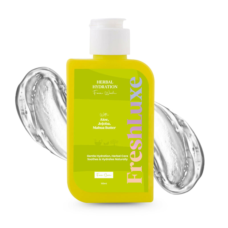 FreshLuxe Herbal Hydration Face Wash For Oil & Acne Control with Aloe Vera & Neem