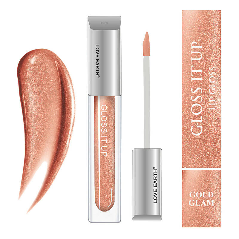 Love Earth Lip Gloss - Gold Glam (Golden)