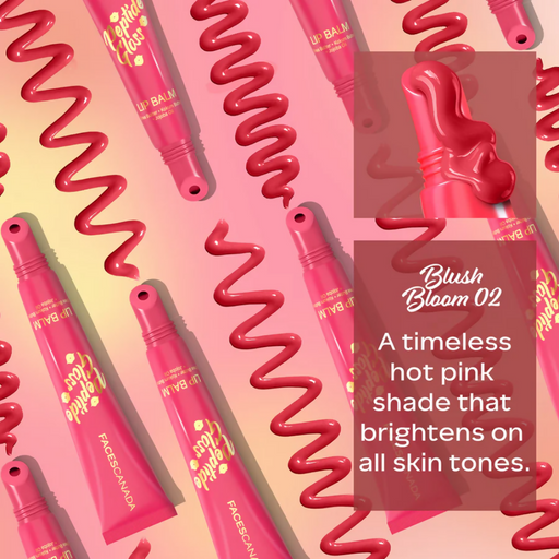 Faces Canada Peptide Gloss Lip Balm - Blush Bloom 02