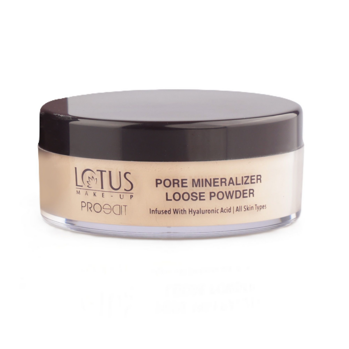 Lotus Make-Up Pore Mineralizer Loose Powder jar on a white background