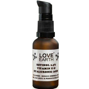 Brown bottle with black spray nozzle labeled 'Love Earth' on a white background