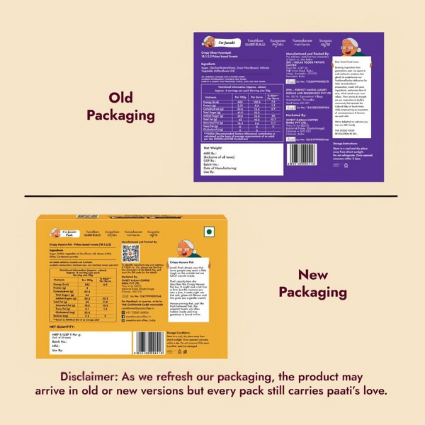 Sweet Karam Coffee Crispy Ghee Mysorepak