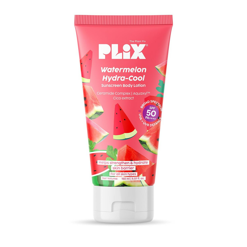 PLIX The Plant Fix Watermelon Hydra-Cool Sunscreen Body Lotion With Spf 50 Pa++++